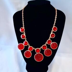 NWOT Dana Buchman Signature Red Necklace